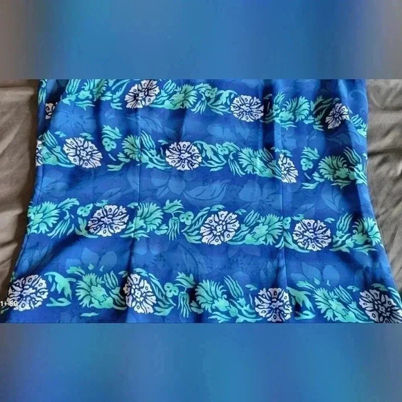 VTG Sag Harbor, Blue Floral Sheath Shift Midi dress Womens Sz 10 NWOT - Picture 8 of 10